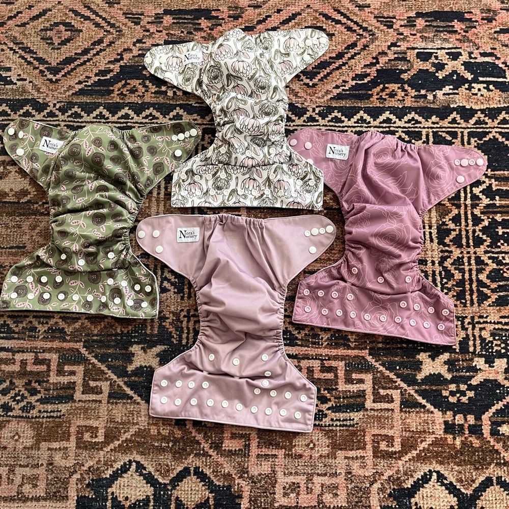 Nora’s Nursery Pocket Diapers with Bamboo Inserts - Artsy Artichoke